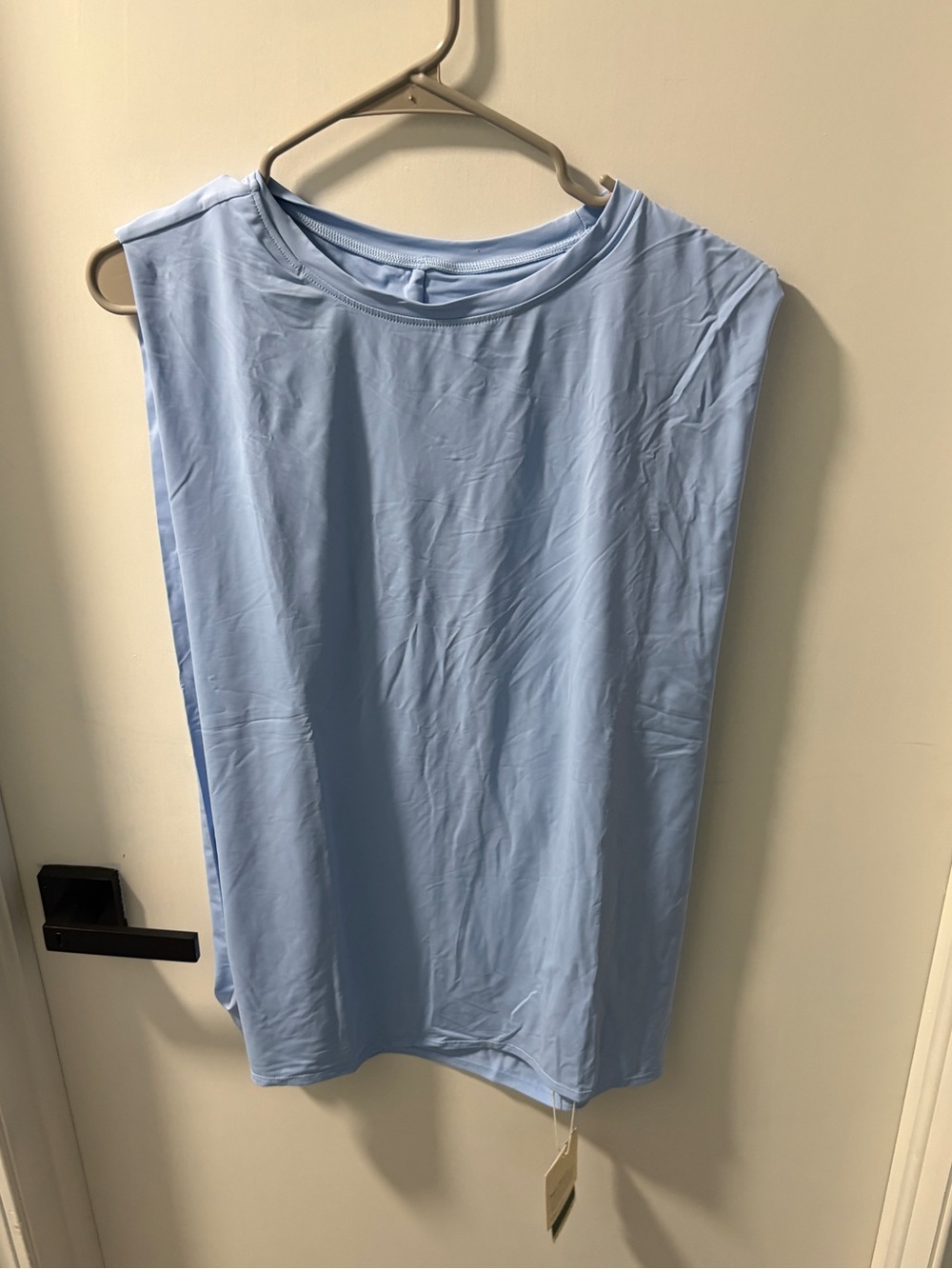 HALARA Light Blue Sleeveless Crewneck Tank